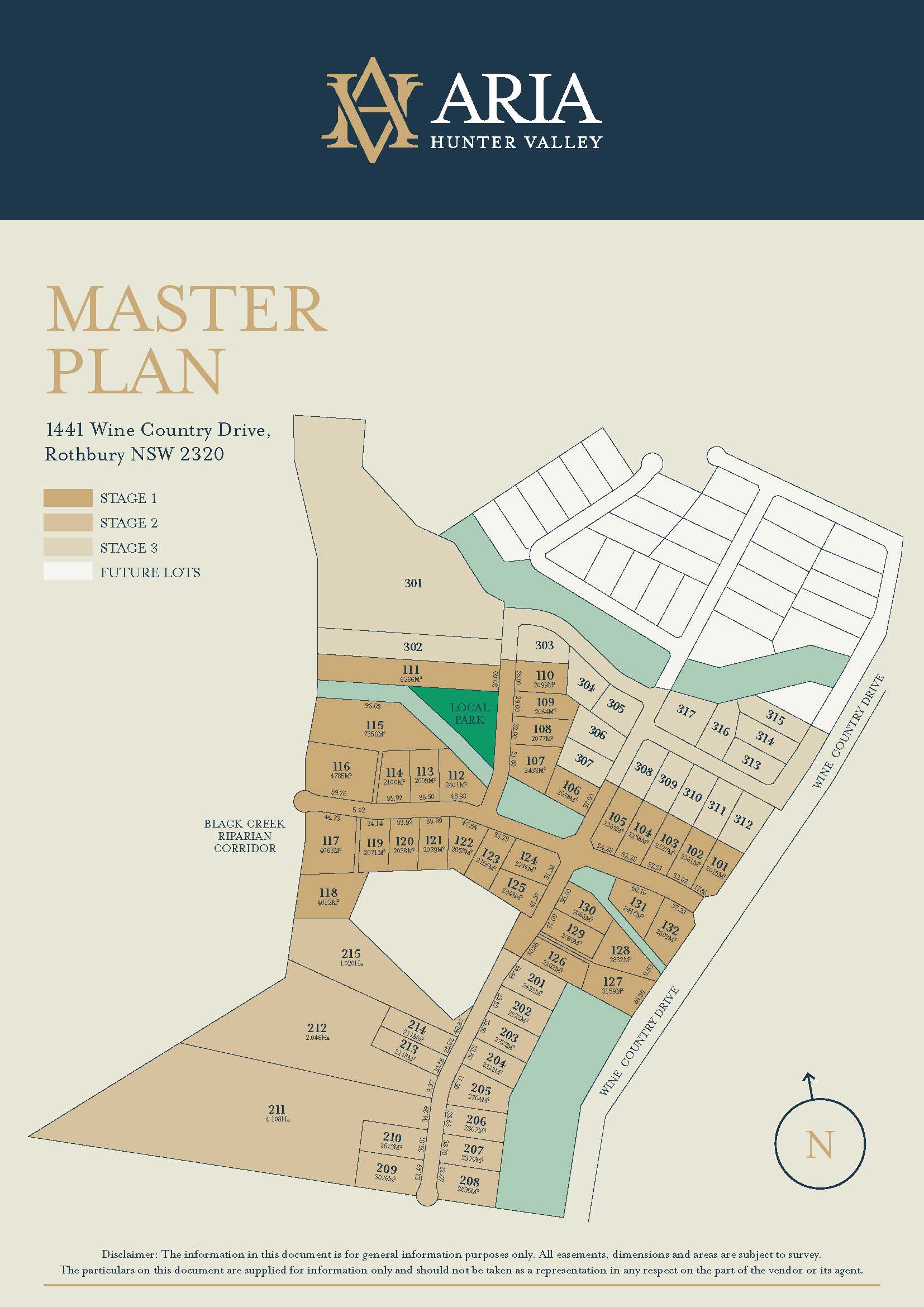 [Land for Sale] ARIA Hunter Valley Estate, Rothbury OpenLot